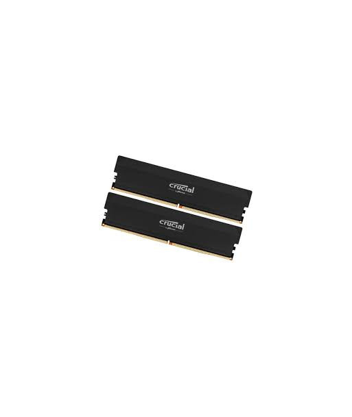 Crucial Pro DDR5-6000 64GB Kit (2x 32GB) OC Gaming Black Crucial Pro DDR5-6000 64GB Kit (2x 32GB) OC Gaming Black