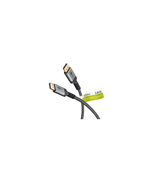 Goobay DisplayPort Cable 2.0/2.1, 54 Gbit/s Goobay DisplayPort Cable 2.0/2.1, 54 Gbit/s