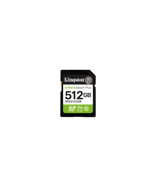Kingston Canvas Select Plus Gen3 512GB SDXC Kingston Canvas Select Plus Gen3 512GB SDXC