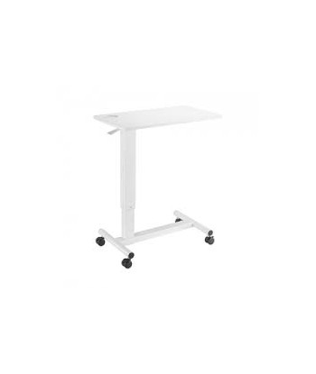 Up Up Forseti Adjustable Height Table, White