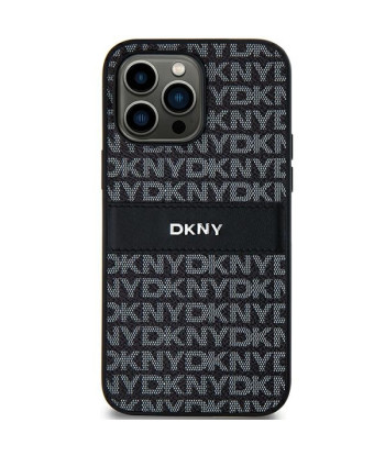 DKNY DKHCS24MPRTHSLK S24+ S926 black hardcase Leather Mono Stripe & Metal Logo