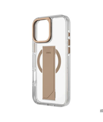 UNIQ Heldro Max case iPhone 16 Pro Max 6.9" Magclick Charging gold/taupe gold