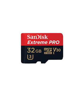SanDisk Extreme Pro microSD 32GB + SD-adapt.
