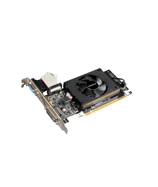 Gigabyte, GV-N710D3-2GL 2.0, NVIDIA, 2 GB, GeForce GT 710, DDR3, Cooling type Active, DVI-D ports quantity 1, HDMI ports