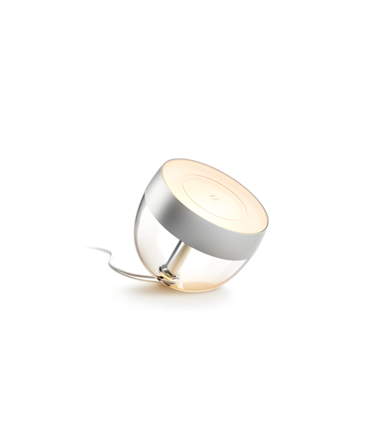 Philips Hue Hue Iris Portable Lamp, Silver Special Edition Silver Portable lamp