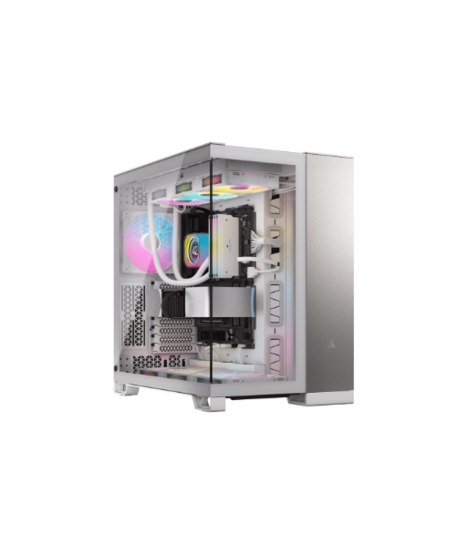 Corsair PC Case, 6500X Dual Chamber, White/Satin Gray Aluminum, Mid-Tower, Power supply included No Corsair PC Case, 6500X Dual Chamber, White/Satin Gray Aluminum, Mid-Tower, Power supply included No