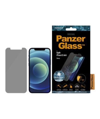 PanzerGlass, Apple, For iPhone 12 Mini, Tempered Glass, Transparent, Privacy glass