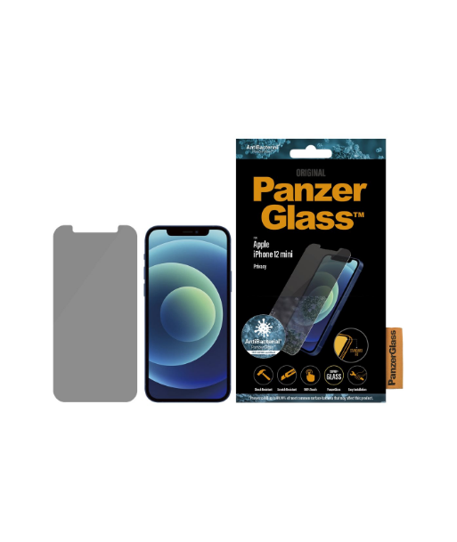 PanzerGlass, Apple, For iPhone 12 Mini, Tempered Glass, Transparent, Privacy glass PanzerGlass, Apple, For iPhone 12 Mini, Tempered Glass, Transparent, Privacy glass