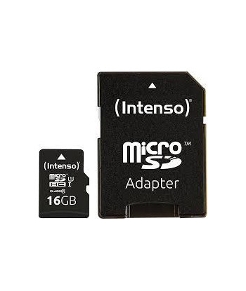 MEMORY MICRO SDHC 16GB UHS-I/W/ADAPTER 3423470 INTENSO