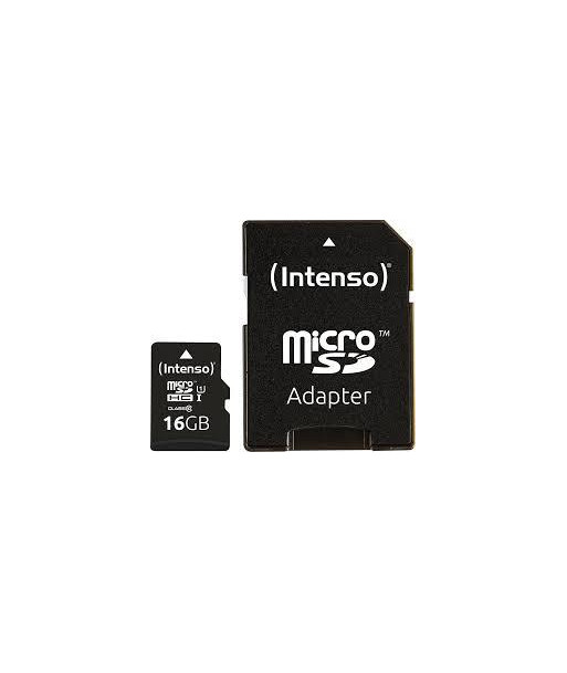 MEMORY MICRO SDHC 16GB UHS-I/W/ADAPTER 3423470 INTENSO