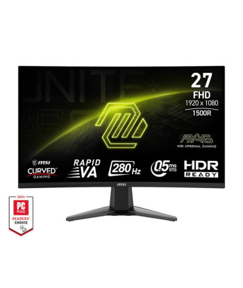 LCD Monitor MSI MAG 276CXF 27" Curved Matte Panel VA 1920x1080 16:9 280 Hz 0.5 ms Colour Black MAG276CXF