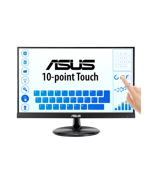 Asus VT229H, 21.5", IPS, 16:9, 60 Hz, 5 ms, 1920 x 1080 pixels, 250 cd/m², HDMI ports quantity 1