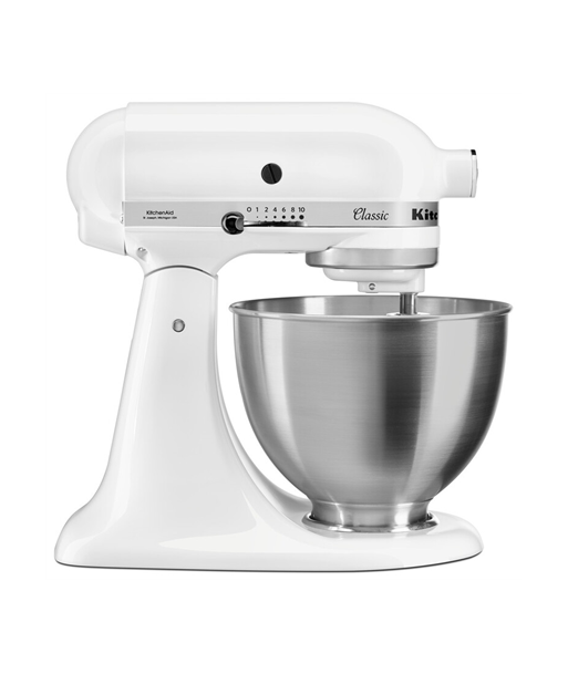 KitchenAid, Kitchen Machine, Classic 5K45SSEWH, 250 W, Number of speeds 10, Bowl capacity 4.3 L KitchenAid, Kitchen Machine, Classic 5K45SSEWH, 250 W, Number of speeds 10, Bowl capacity 4.3 L
