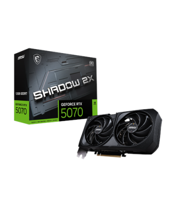 MSI GeForce RTX 5070 12G SHADOW 2X OC, NVIDIA, 12 GB, GeForce RTX 5070, GDDR7, HDMI ports quantity 1, PCI Express Gen 5