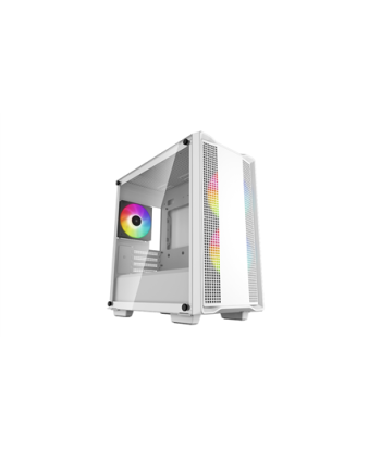 Deepcool, ARGB Micro-ATX CASE, CC360, White, Mini-ITX / Micro-ATX, Power supply included No, ATX PS2 (maximum length: 160mm)