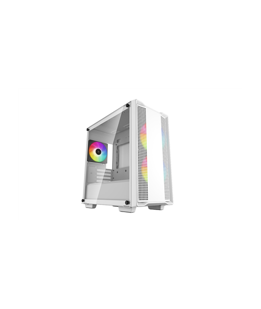 Deepcool, ARGB Micro-ATX CASE, CC360, White, Mini-ITX / Micro-ATX, Power supply included No, ATX PS2 (maximum length: 160mm)