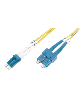 Digitus, Patch Cord, DK-2932-01, Cable diameter 3 mm, Cable type: I-VH 2E9/125µ, Fiber diameter: 09/125µ, Connector 1/2: LC/SM