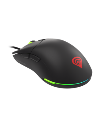 Mänguhiir Genesis, Ultralight, Krypton 750, Wired, Optical, USB 2.0, Black, Yes