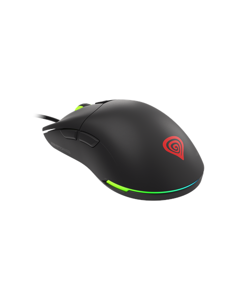 Mänguhiir Genesis, Ultralight, Krypton 750, Wired, Optical, USB 2.0, Black, Yes