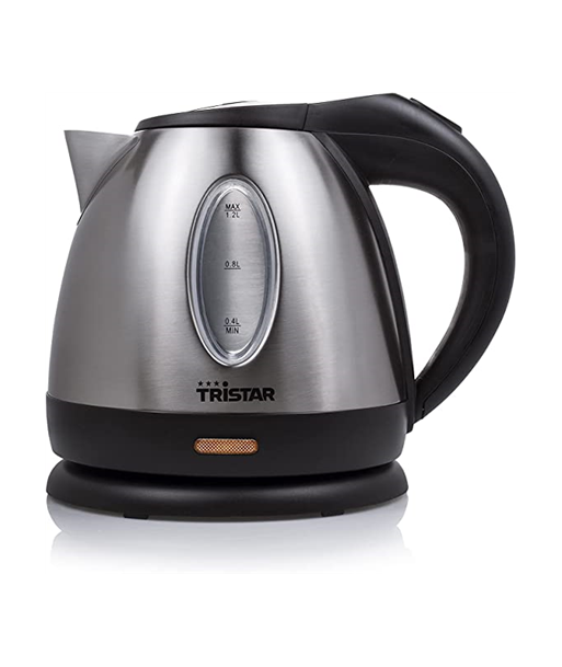 Tristar, Jug Kettle, WK-1323, Standard, 1500 W, 1.2 L, Stainless steel, 360° rotational base, Silver