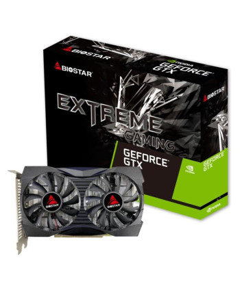 Видеокарта BIOSTAR NVIDIA GeForce GTX 1050 4 GB GDDR5 128 bit PCIE 4.0 16x GPU 1354 MHz Dual Slot Fansink 1xDVI-D 1xHDMI