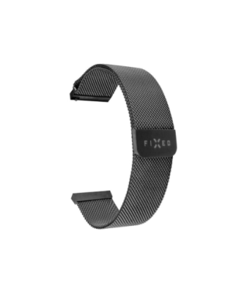 Fixed | Mesh Strap for Smatwatch, Quick Release 22mm | Black