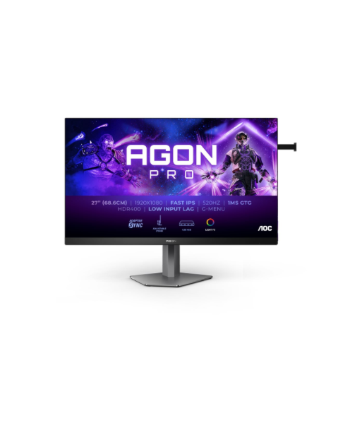 AOC AG276FK AGON 27" FHD Monitor 1920x1080/16:9/400cd/m2/0.03ms HDMI, DP, USB, Headphone out AOC AG276FK AGON 27" FHD Monitor 1920x1080/16:9/400cd/m2/0.03ms HDMI, DP, USB, Headphone out