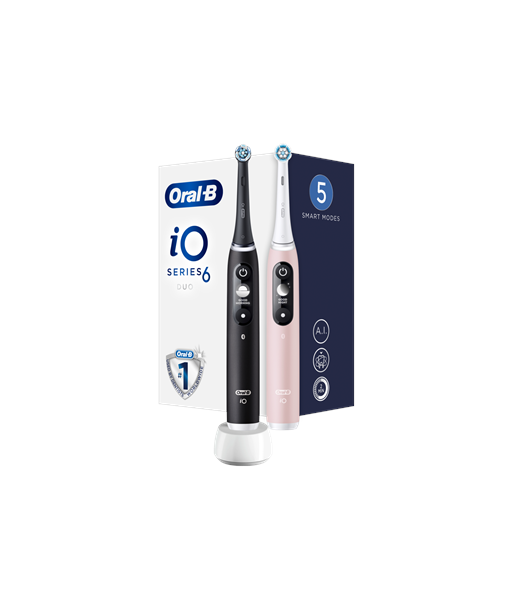 Hambahari Oral-B iO6 DuoPack, Black + Pink Hambahari Oral-B iO6 DuoPack, Black + Pink