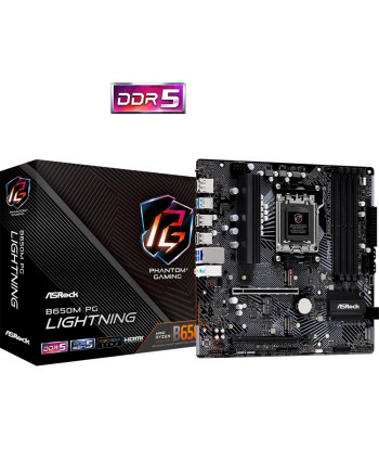Mainboard ASROCK AMD B650 SAM5 Micro-ATX Memory DDR5 Memory slots 4 1xPCI-Express 3.0 16x 1xPCI-Express 4.0 16x 3xM.2 1xHDMI