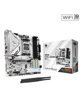 Mainboard ASROCK AMD B850 SAM5 Micro-ATX Memory DDR5 Memory slots 4 4xPCI-Express 4.0 4x	 1xPCI-Express 5.0 16x 1xM.2 1xHDMI