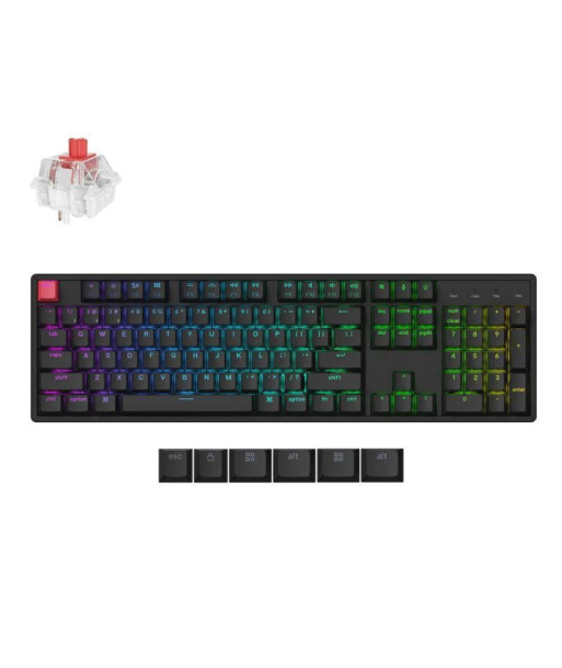 KEYBOARD WRL K10 RGB/BLACK K10X-H1 KEYCHRON KEYBOARD WRL K10 RGB/BLACK K10X-H1 KEYCHRON