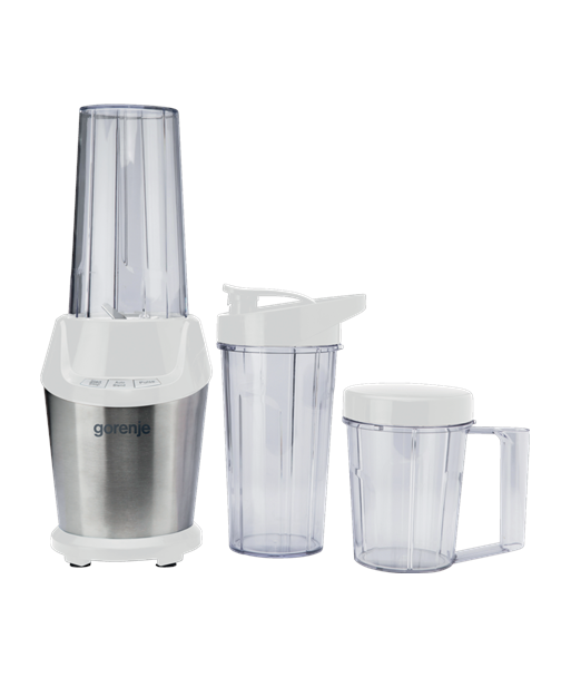 Gorenje Blender, BN1000E, Tabletop, 1000 W, Jar material Tritan, Jar capacity 0.75 L, Ice crushing, White Gorenje Blender, BN1000E, Tabletop, 1000 W, Jar material Tritan, Jar capacity 0.75 L, Ice crushing, White