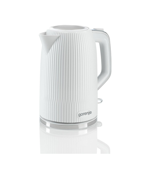Чайник Gorenje, K17DPW, Electric, 2200 W, 1.7 L, Stainless steel, 360° rotational base, White Чайник Gorenje, K17DPW, Electric, 2200 W, 1.7 L, Stainless steel, 360° rotational base, White