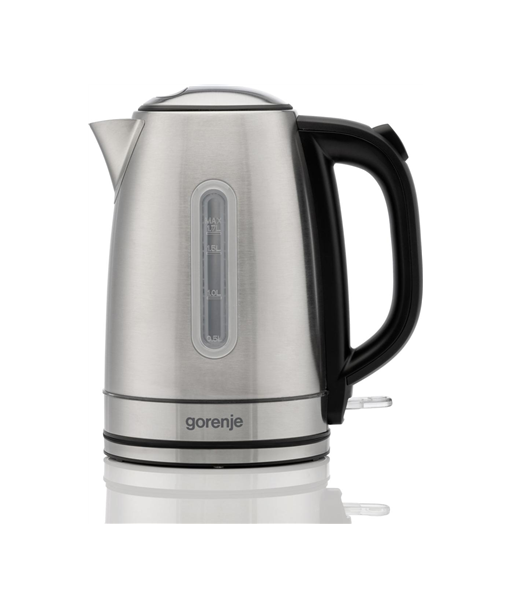 Veekeetja Gorenje, K17DS, Electric, 2200 W, 1.7 L, Stainless steel, 360° rotational base, Stainless steel