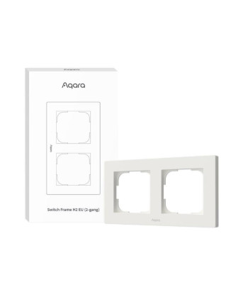 SMART SWITCH FRAME H2 (2-GANG)/WHITE FE-X01D-W AQARA