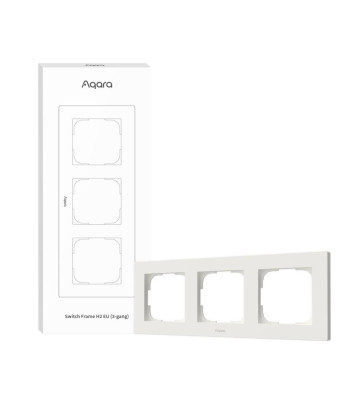 SMART SWITCH FRAME H2 (3-GANG)/WHITE FE-X02D-W AQARA