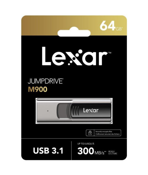 MEMORY DRIVE FLASH USB3.1 64GB/M900 LJDM900064G-BNQNG LEXAR MEMORY DRIVE FLASH USB3.1 64GB/M900 LJDM900064G-BNQNG LEXAR