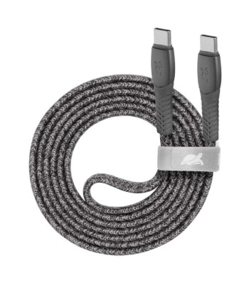 CABLE USB-C TO USB-C 2.1M/GREY PS6105 GR21 RIVACASE