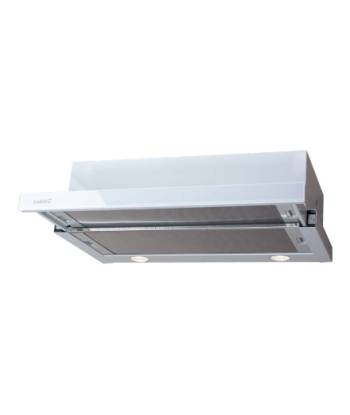 CATA, TF 2003 600 GWH, Telescopic, Energy efficiency class C, Width 60 cm, 390 m³/h, Mechanical control, LED, White