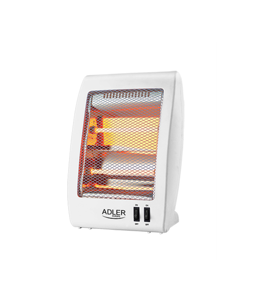 Soojendi Adler, AD 7709, Halogen, 800 W, Number of power levels 2, White Soojendi Adler, AD 7709, Halogen, 800 W, Number of power levels 2, White