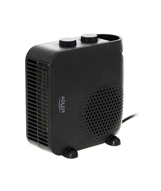 Обогреватель Adler, AD 7725b, Fan heater, 2000 W, Number of power levels 2, Black Обогреватель Adler, AD 7725b, Fan heater, 2000 W, Number of power levels 2, Black