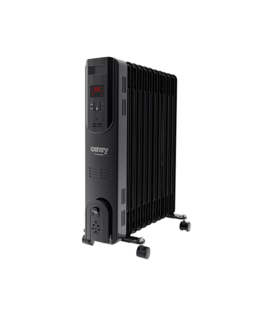 Õliradiaator Camry, Heater, CR 7813, 2500 W, Number of power levels 3, Black