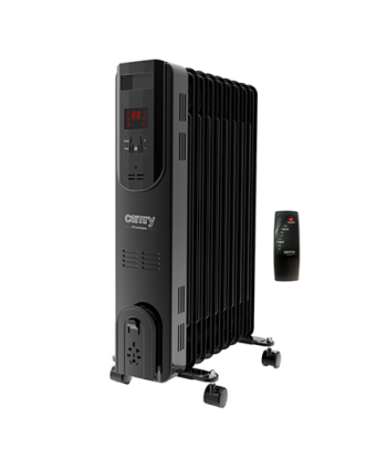 Õliradiaator Camry, Heater, CR 7810, 2000 W, Number of power levels 3, Black