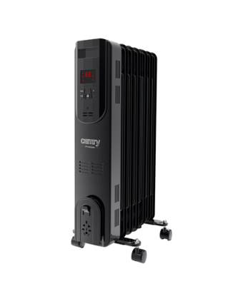 Масляный радиатор Camry, Oil-Filled Radiator with Remote Control, CR 7812, 1500 W, Number of power levels 3, Black