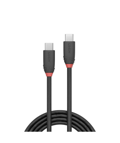 CABLE USB3.2 C-C 1M/BLACK 36906 LINDY CABLE USB3.2 C-C 1M/BLACK 36906 LINDY