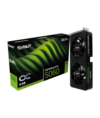 Видеокарта PALIT NVIDIA GeForce RTX 5060 8 GB GDDR7 128 bit PCIE 5.0 16x Dual Slot Fansink 1xHDMI 3xDisplayPort