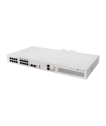 MikroTik Cloud Router Switch 418-8P-8G-2S+RM with RouterOS L5, racmount case | MikroTik