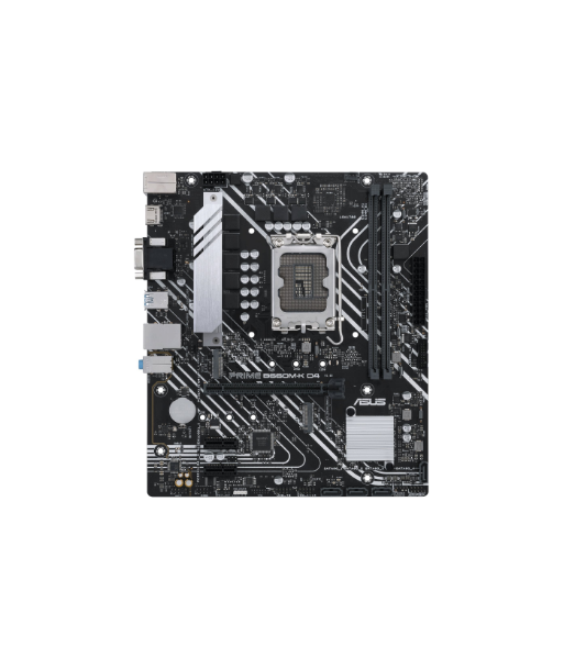 Asus, PRIME B660M-K D4, Processor family Intel, Processor socket LGA1700, DDR4 DIMM, Supported hard disk drive interfaces SATA