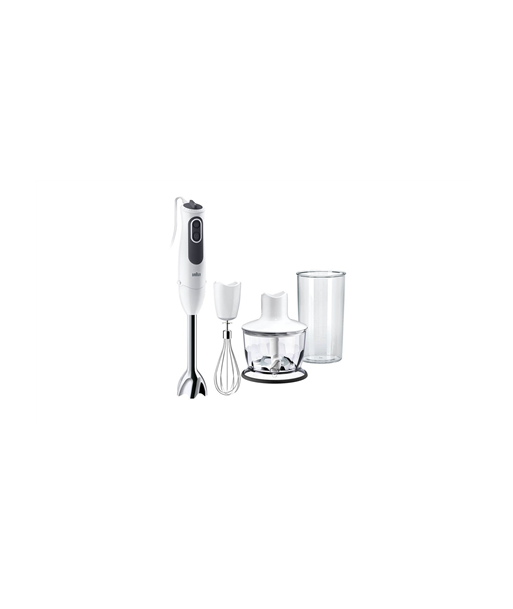 Braun, Hand Blender, MQ 3135 MultiQuick 3 Vario, Hand Blender, 750 W, Number of speeds 11, Turbo mode, Chopper, White Braun, Hand Blender, MQ 3135 MultiQuick 3 Vario, Hand Blender, 750 W, Number of speeds 11, Turbo mode, Chopper, White