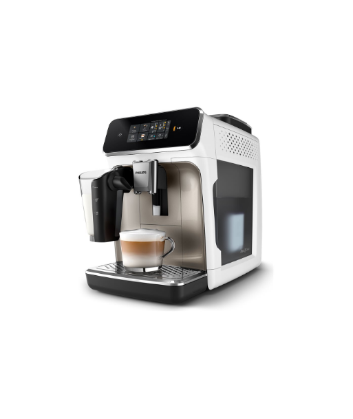 Philips Coffee maker, EP2333/40, Pump pressure 15 bar, Built-in milk frother, Fully Automatic, 1500 W, White